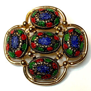 Vintage‎ Sarah Coventry Light of the East Brooch Pin